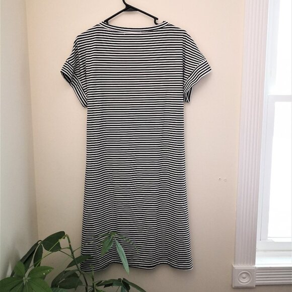 NWOT MEROKEETY WOMEN'S SUMMER SHORT SLEEVE STRIPED CASUAL DRESS Size XL - Picture 2 of 4